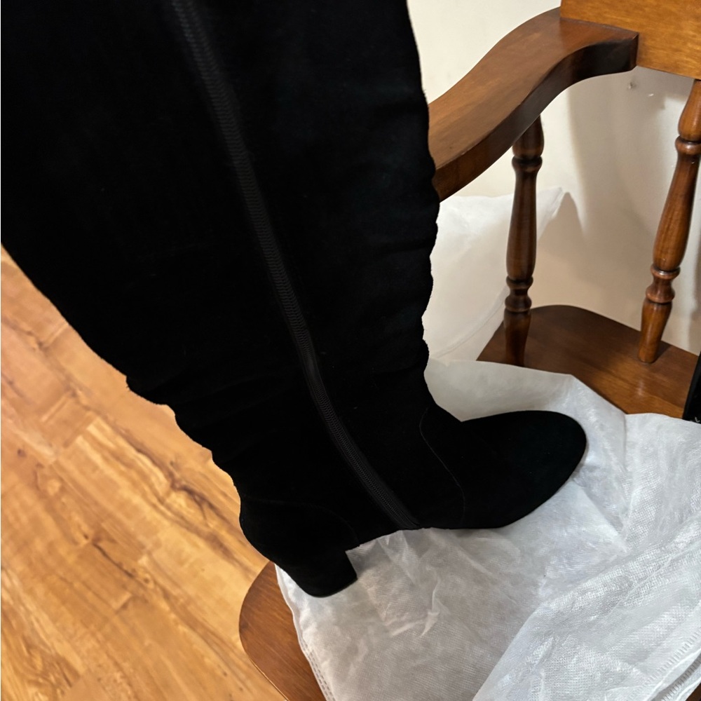 H by Halston Black Heeled Boots